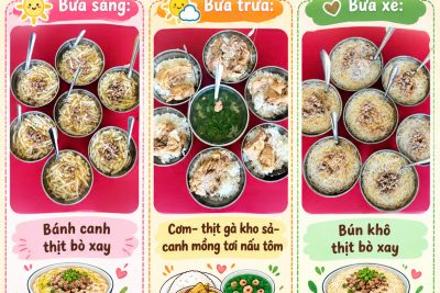 Thực đơn ngày 17-09-2026